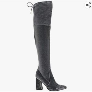 Yoki over the knee boots in gray. Size 8.5.